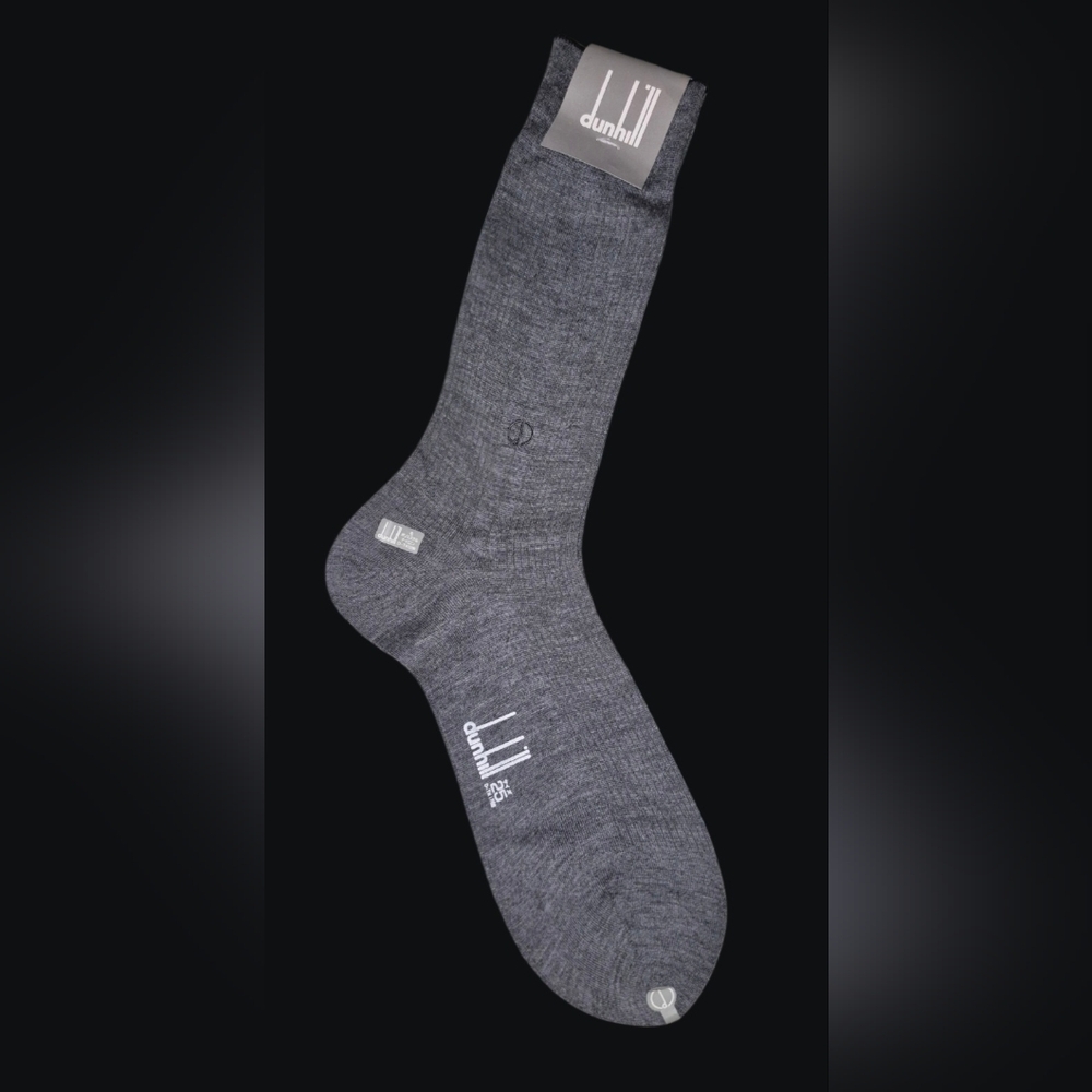 Dunhill Charcoal Dress Socks